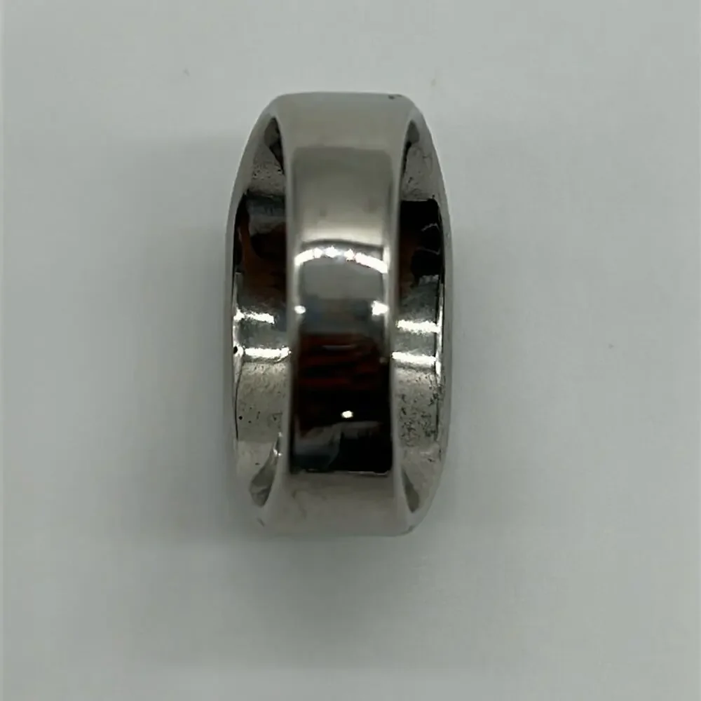 Green Cubic Zirconia Handmade Men's Ring Size 12.5 NWT